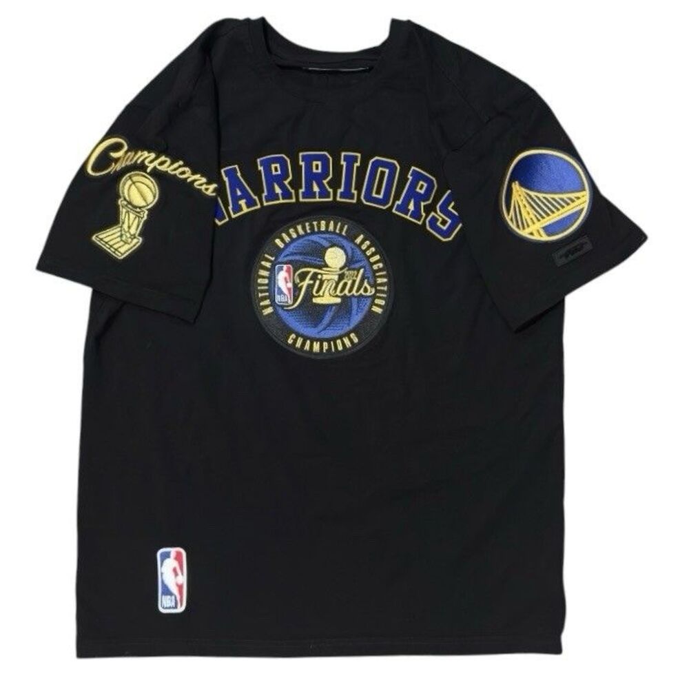 Pro Standard Golden State Warriors T Shirt 2022 Champions NBA Black Men’s L
